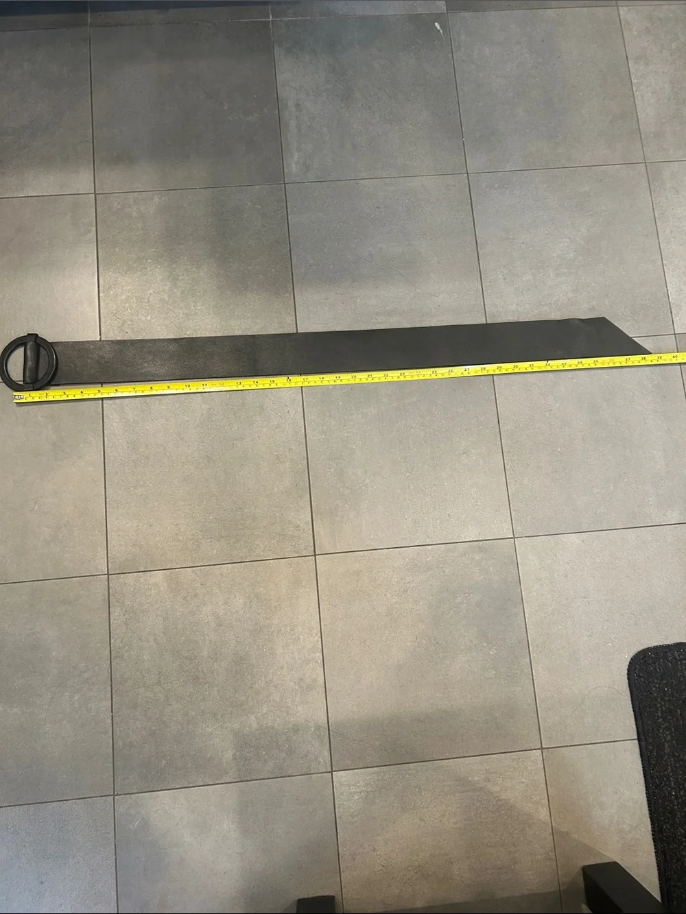 Brave Black Leather Adjustable Belt - Picture 4 of 9